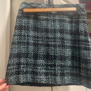 Loft tweed mini skirt